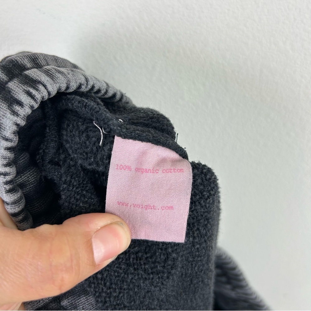 Voight Miami Kiss Me sweatpants worn wash black organic cotton size: XS - Picture 14 of 14